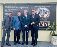 Árbitros da CAMAB: Elias Castro, Jair Alves, Saint Clair e Gearton Machado