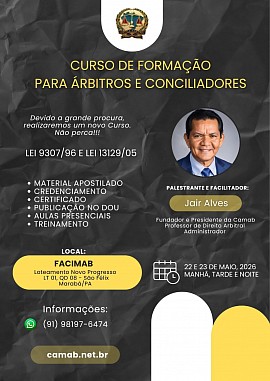 Curso de arbitragem em marabá